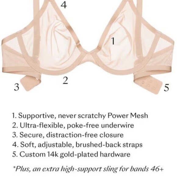 NWT CUUP BRA 32F IN CLAY - Picture 7 of 7